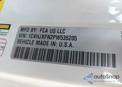 2023 Jeep Wrangler 4-Door Rubicon 4X4 из США, поврежденный, VIN 1C4HJXFN2PW535205